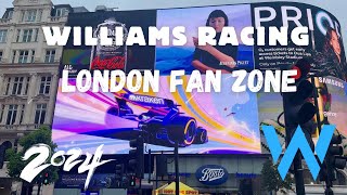 Williams Racing London Fan Zone  2024 [upl. by Kcirneh443]