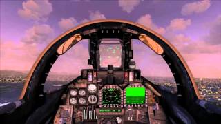 F14 Cockpit Take Off Phoeinx FSX [upl. by Sill]