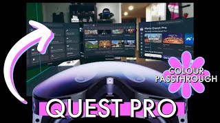 Colour passthrough Part 2  Meta Quest Pro [upl. by Cattier]