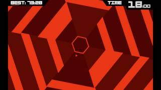 Super Hexagon Full Game All Levels [upl. by Minnnie]