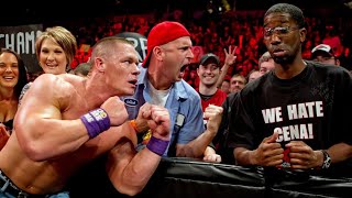 10 Funny WWE Wrestler and Fan Interactions [upl. by Enelra]