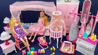 9 Minutes Satisfying with Unboxing Cute Princess Bed PlaysetClothes DressUp Toys Review ASMR [upl. by Ahdar]