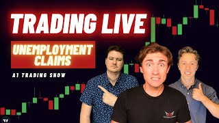 LIVE Trading GOLD NAS100 EURUSD  Unemployment Claims  Ft markostradingjourney amp MikoAodu [upl. by Marzi738]