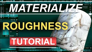 Materialize RoughnessSmooth Map Tutorial In 60 Seconds [upl. by Nauqet]