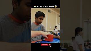 Fastest Pawan Ravindra cube solve in 558sec 🤯 world record 🇮🇳sorts viral rubikscube [upl. by Kwasi577]