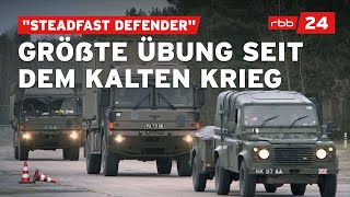 NATOManöver Tausende Soldaten fahren durch Brandenburg [upl. by Rourke245]