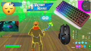 GK61 amp LOGITECH G502 ASMR 😴Fortnite Box Fight Gameplay 4K [upl. by Hibbert945]