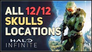 All 12 Skull Locations Halo Infinite [upl. by Shelagh]