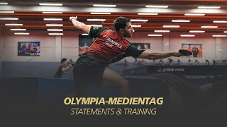 Rückblick OlympiaMedientag I Statements amp Training [upl. by Aloisia]