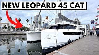 2023 LEOPARD 45 SAIL Cruising Liveaboard Catamaran Sailing Charter Yacht Tour [upl. by Iny]