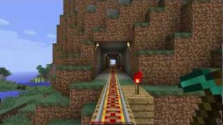 MINECRAFT 18 MINECART ROLLERCOASTER WAMBO [upl. by Mamoun681]