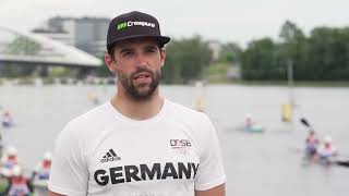 Hannes Aigner Germany Kayak Cross Slalom  Paris 2024 Olympics preparation [upl. by Bigg]