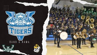 VoorheesUniversity  Band a Rama  Butler vs Woodland  42724 [upl. by Apoor]