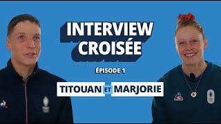 Paris 2024  Titouan Castryck amp Marjorie Delassus canoëkayak linterview croisée partie 1 [upl. by Eirruc]