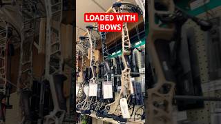 Check out all those bows and crossbows archery bows crossbows deerhunting [upl. by Ellehcsar841]