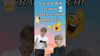 Teacher seokjin student shayar baby mochi 🐥💜 BTS funny Hindi dubbing shorts bts trending [upl. by Gary]