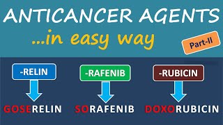 Anticancer agents in to remember in easy way  Part2 [upl. by Kuhn]