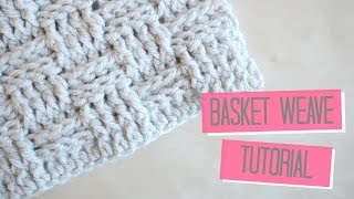 CROCHET Basket weave tutorial  Bella Coco [upl. by Juliane]