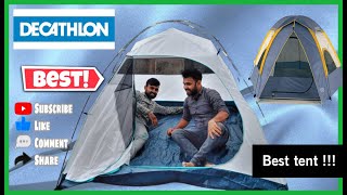 Decathlon tent unboxing  Decathlon 3 person tent  MH100 tent  How to set up decathlon tent [upl. by Marcel915]