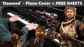 Damned LOW VERSION From quotBlack Ops Zombiesquot  Piano Cover  MIDI  FREE SHEETS [upl. by Middle]