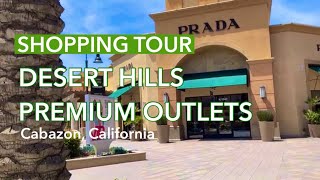 Desert Hills Premium Outlets West amp East Village  Cabazon California 4K October 2023 [upl. by Adeuga]