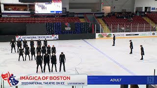 Imagica of Boston  ADULT Choreographic Exercise CE  2023 Theatre on Ice Nationals [upl. by Mosier523]