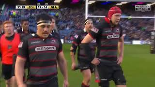 HIGHLIGHTS  Edinburgh v Glasgow Warriors [upl. by Philemon]