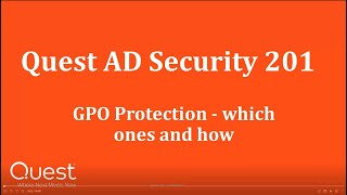 GPO Protection  which ones and how [upl. by Lontson432]