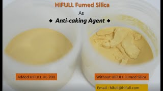 Experiment shows Fumed Silica is excellent Anticaking Agent for powder products [upl. by Des601]