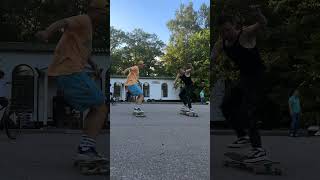 Longboard synchro freestyle Khepri Ra8 shorts [upl. by Lorna381]