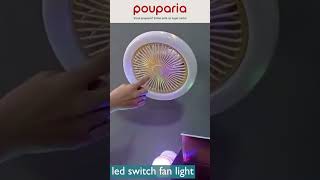 Ventilador e Iluminação Inteligente Compacto 30W E27 com Controle Remoto Sem Fio [upl. by Pastelki360]