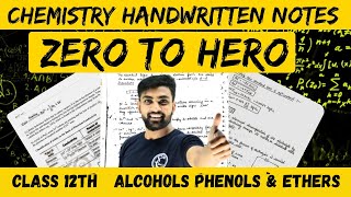 Chemistry Notes Alcohol Phenol and Ether  Chemistry Notes Class 12  Chemistry Notes Free Pdf  JEE [upl. by Zetrauq]