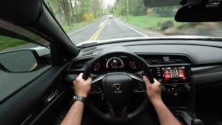 POV DRIVING  HONDA CIVIC SPORT HATCHBACK [upl. by Sedrul]