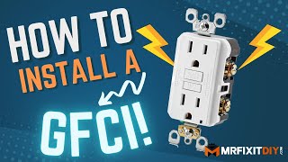 HOW TO INSTALL A GFCI OUTLET [upl. by Doxia373]