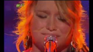 CRYSTAL BOWERSOX DOES A STUNNING PERFORMANCE FOR AMERICAN IDOL TITLE UP TO THE MOUNTAIN HQ [upl. by Cadmar]