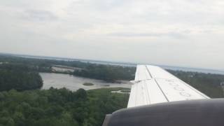 PenAir Saab 340B Landing at Plattsburgh International Airport PBG [upl. by Akoyn917]