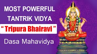 Goddess Tripura bhairavi The Fifth Form of the Dasa Mahavidyas Dasa Mahavidya Explained in English [upl. by Atiras]