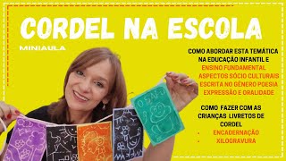 CORDEL NA ESCOLA [upl. by Norrehs]