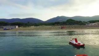 Lacona beach Aerial Drone Fotage  Isola DElba 21082016 [upl. by Dorina]