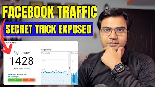 Facebook Traffic Secret Exposed  Blog par facebook se paid traffic kaise laate hai blogger [upl. by Lletnohs]