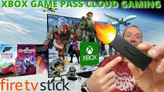 GIOCARE AI GIOCHI XBOX XS SULLA FIRE STICK TV DI AMAZON CON XBOX GAME PASS CLOUD GAMING  TUTORIAL [upl. by Ilil]