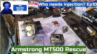 Classic Dellorto carburettor rebuild  PHF34 GS Stretch Armstrong the MT500  Episode 10 [upl. by Stanhope]