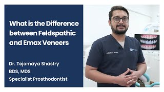 Difference between Feldspathic and Emax veneers [upl. by Ylrrad]