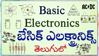 Basic Electronics in Telugu [upl. by Releehw]