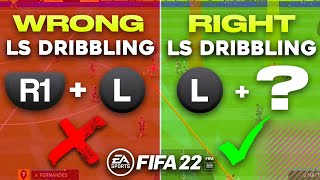 Fifa 22 LEFT STICK DRIBBLING TECHNIQUE TO DOMINATE POSSESION Better than AGILE DRIBBLING [upl. by Vaclav]