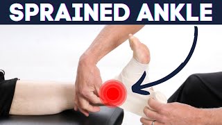 Sprained Ankle How to Wrap Ankle Sprains  Correct [upl. by Critta297]