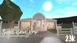 SMALL BARN HOUSE No Gamepass  Bloxburg [upl. by Dubenko564]