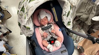 Reborn Baby’s First Outing Shopping Three Stores Plus Haul [upl. by Nnaeoj711]