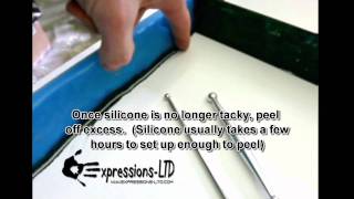 Caulking Tool for forming concrete countertops [upl. by Anaiad]