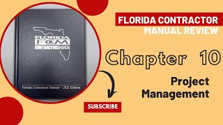 Florida Contractors Manual Chapter 10 Review for the Business and Finance Exam [upl. by Reace]